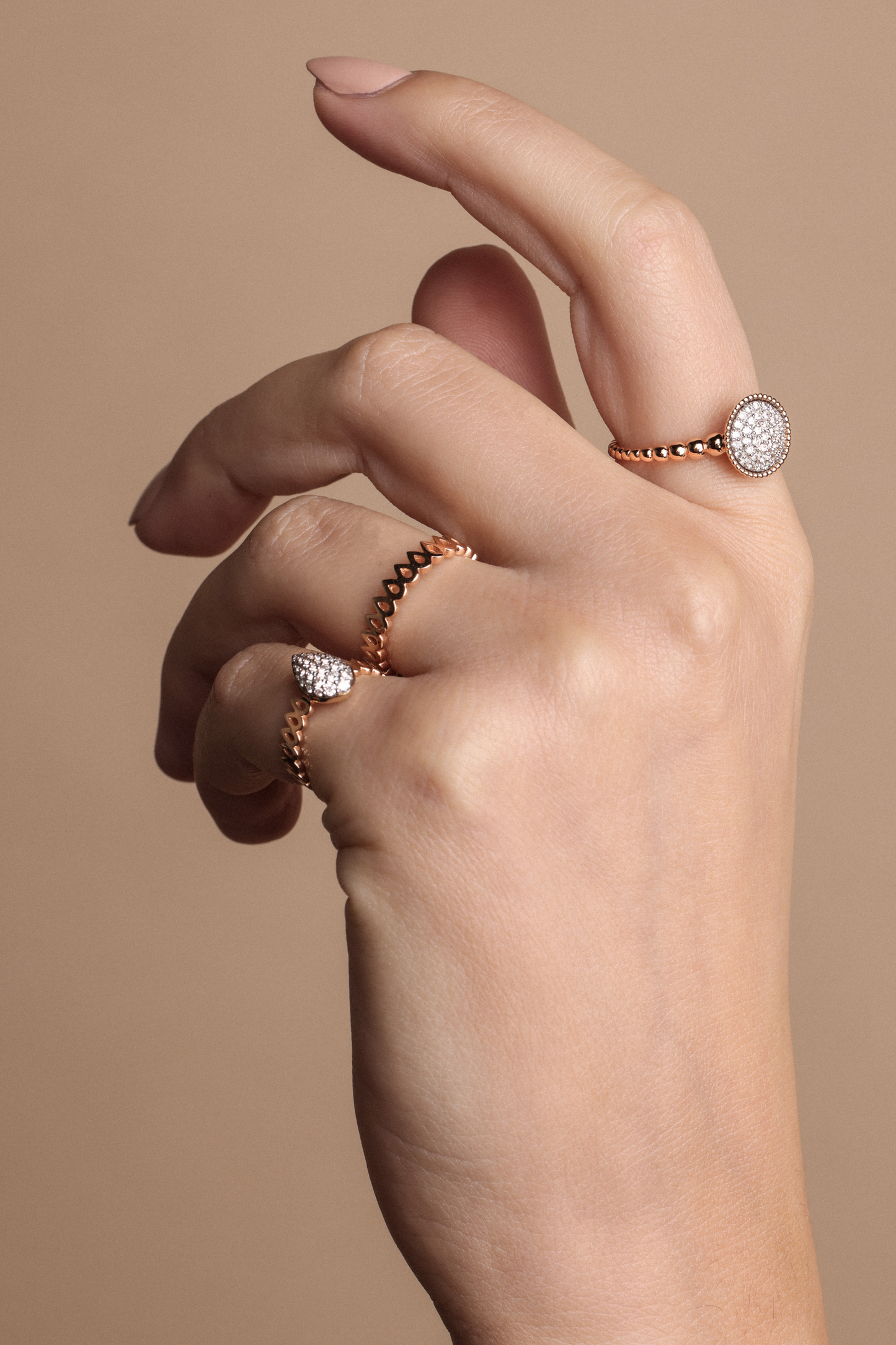 THE CIRCLE TORSADE RING