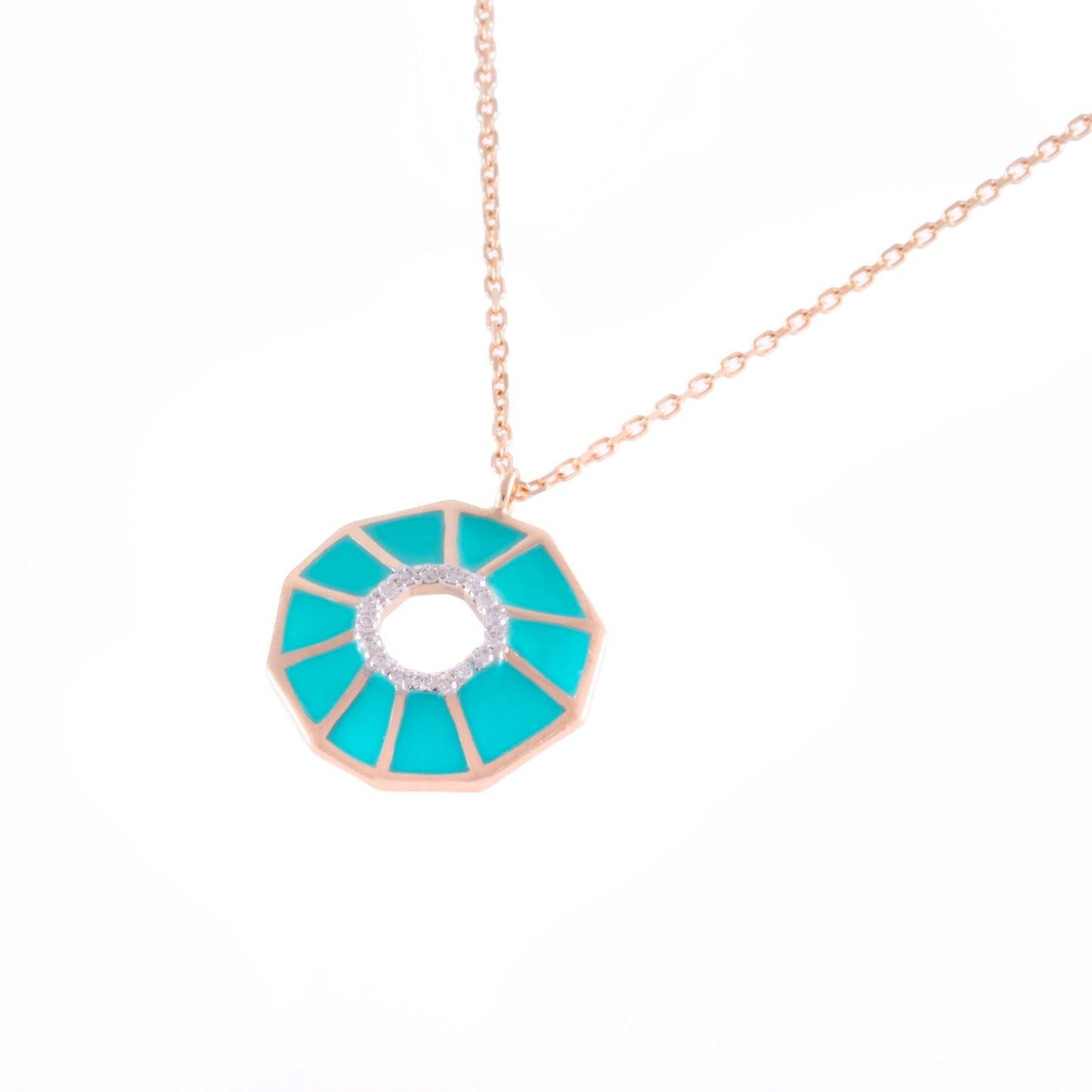 THE REFLECTION BLUE TURQUOISE NECKLACE