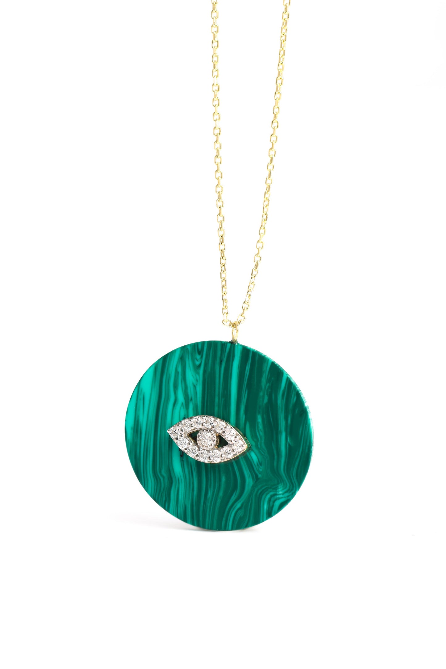 MALACHITE EYE NECKLACE