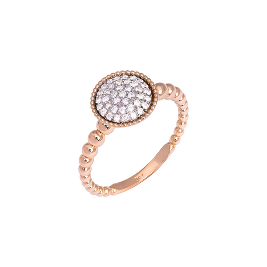 THE CIRCLE TORSADE RING