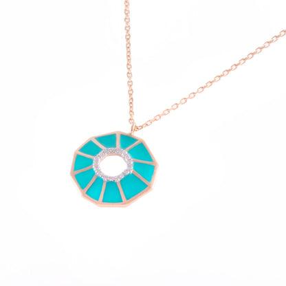 THE REFLECTION  BLUE TURQUOISE NECKLACE