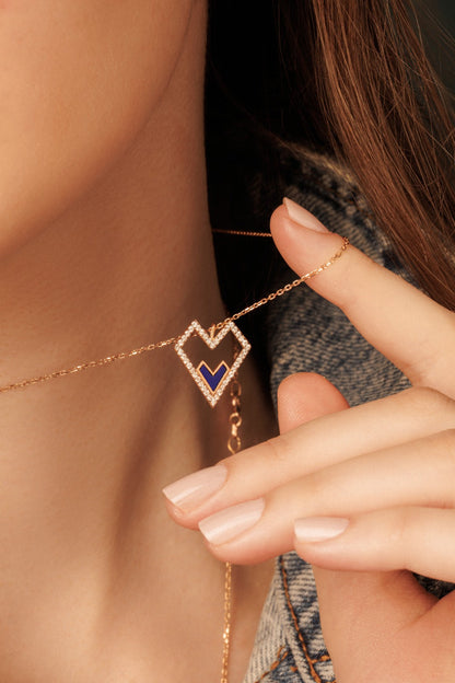 GEOMETRIC DIAMONDS HEART