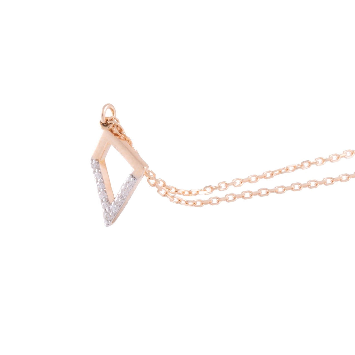 THE REFLECTION SINGLE DIAMONDS NECKLACE